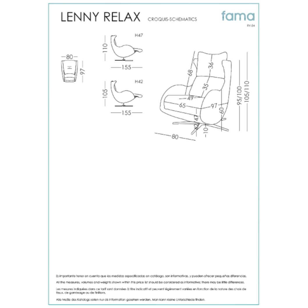 Fama ,Lenny' Sessel - verschiedenste Stoffe & Farben möglich